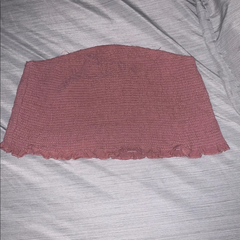 zaful mauve crop top